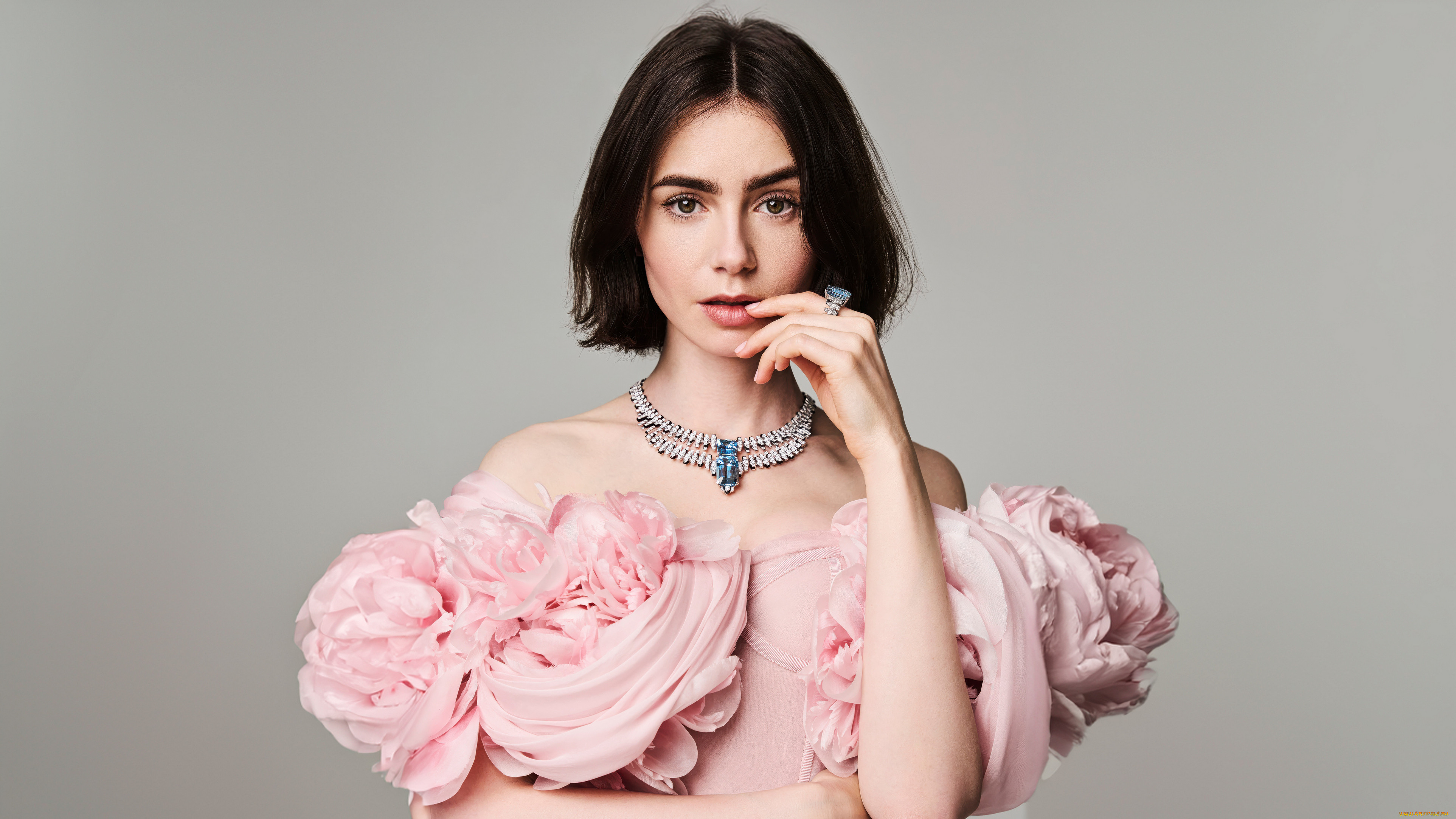 2024 lily collins bazaar thailand, , lily collins, e, , harpers, bazaar, , , , , , nature, sauvage, e